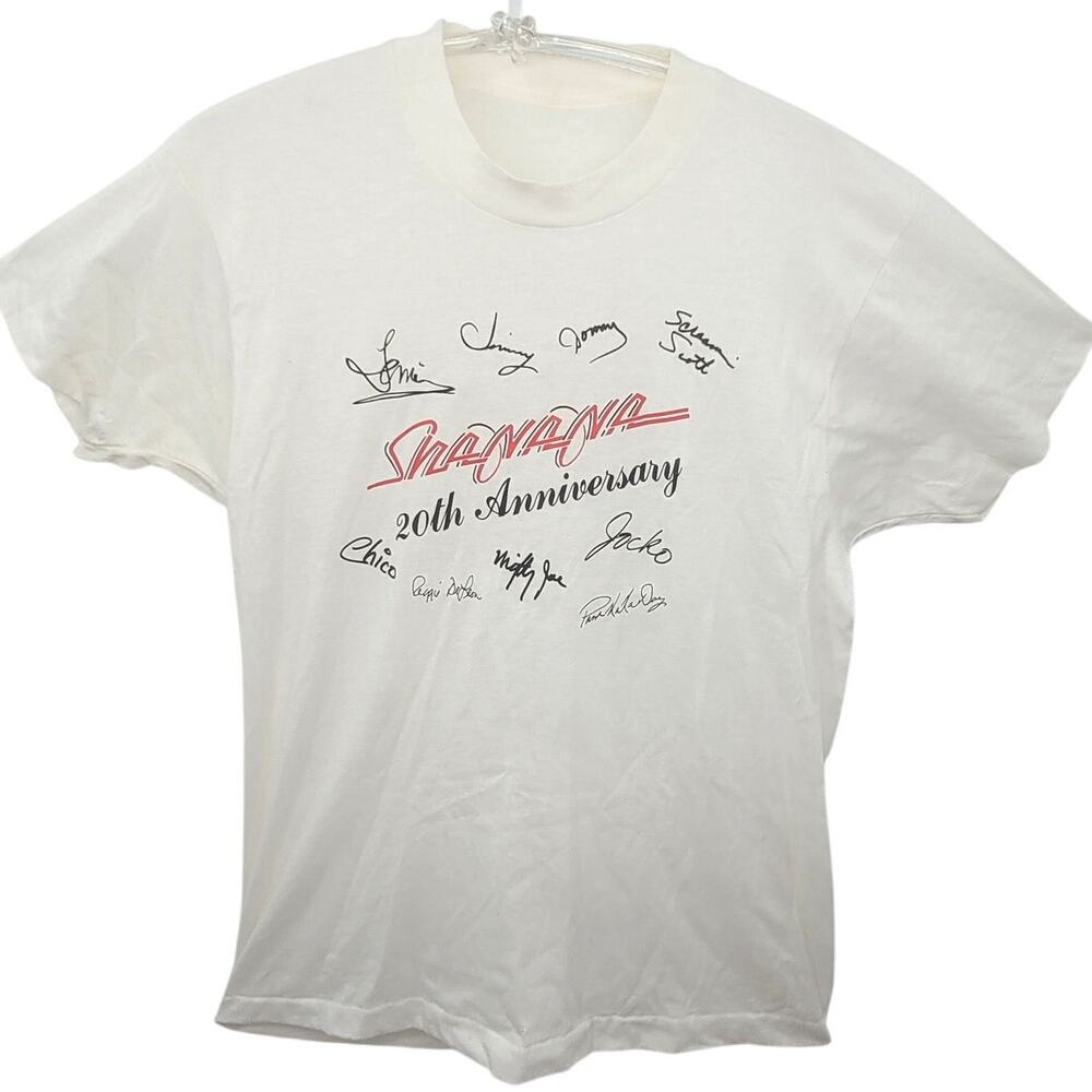 ShaNaNa Vintage 90s‎ Rockabilly Short Sleeve Single Stitch Mens T Shirt Top